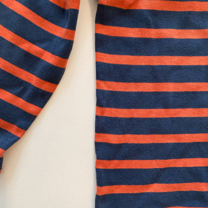 Blue + Orange Striped Shirt (2-4Y)