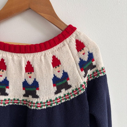 Knit Christmas Gnome Dress (8Y)
