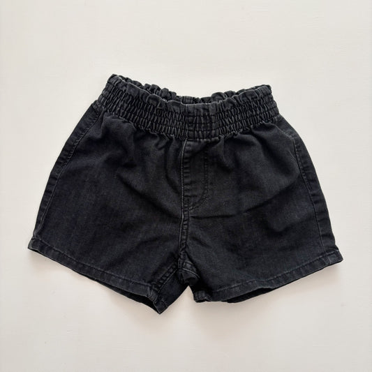 Black Lightweight Denim Shorts (5T)