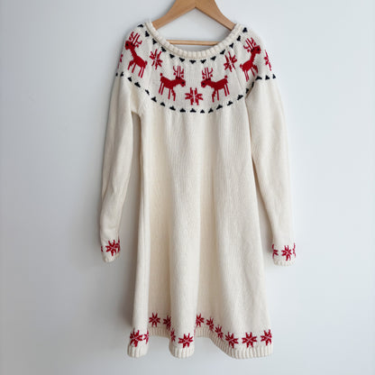 Knit Reindeer Dress (8Y)