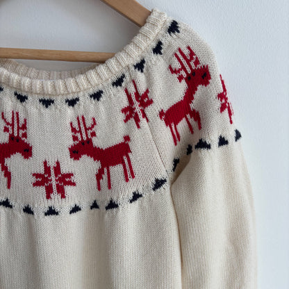 Knit Reindeer Dress (8Y)