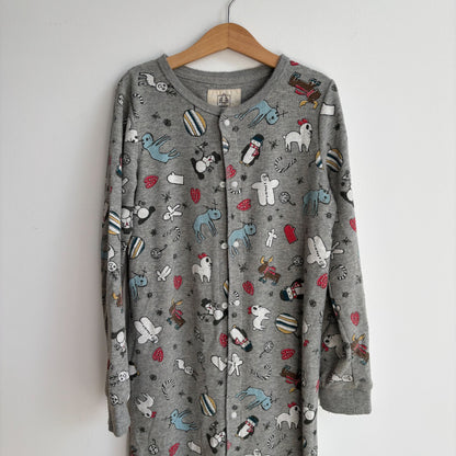 Waffle Knit One Piece Pajamas (8-10Y)