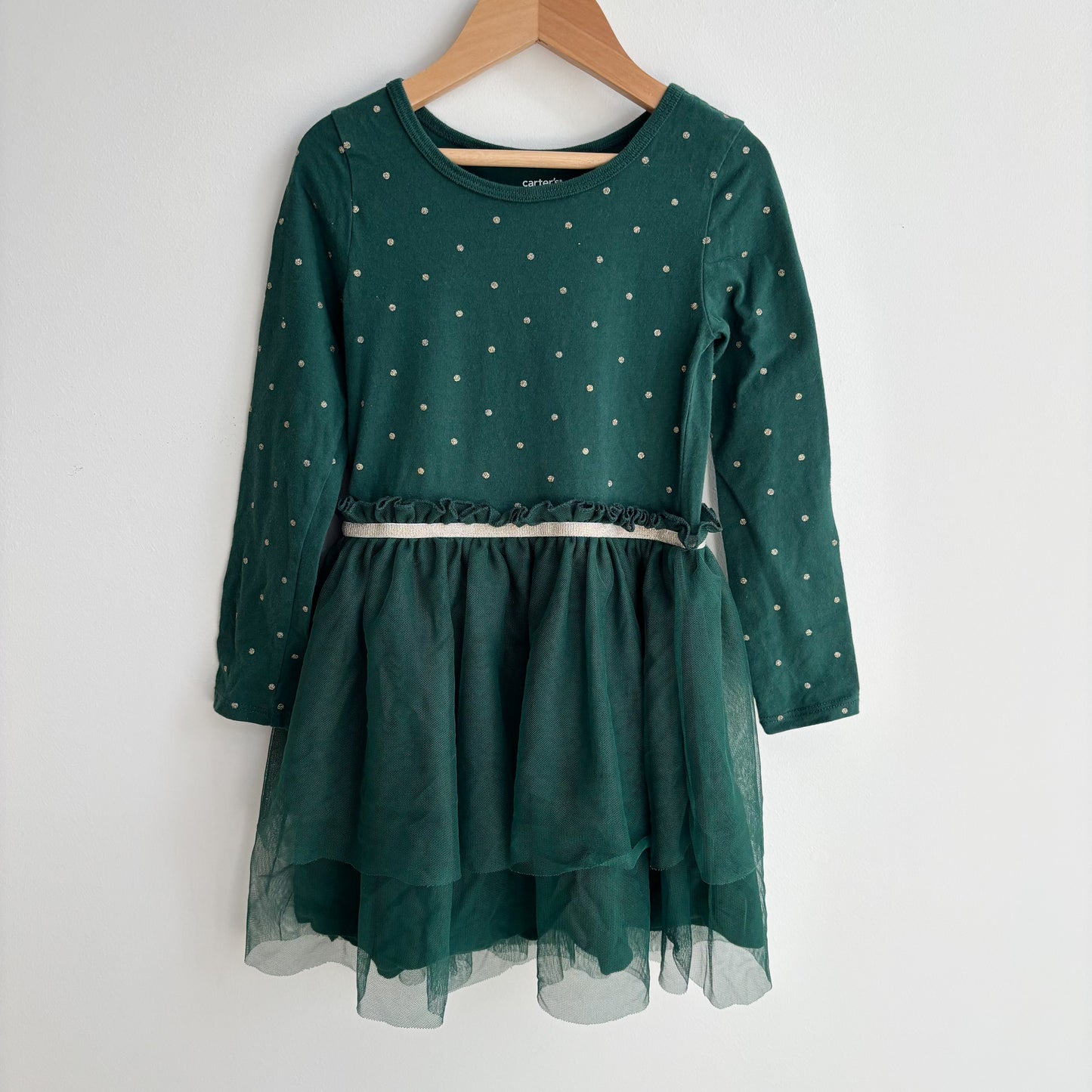 Green Sparkly Dress (5T)