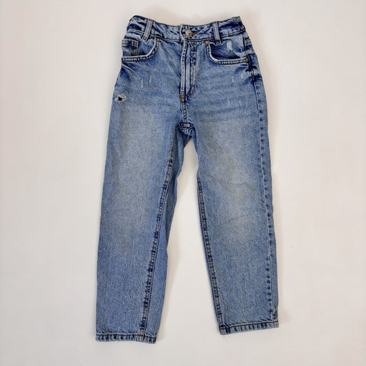 Distressed Straight Leg Denim (8Y)