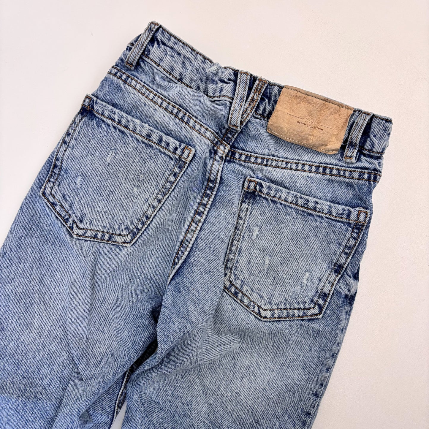 Distressed Straight Leg Denim (8Y)