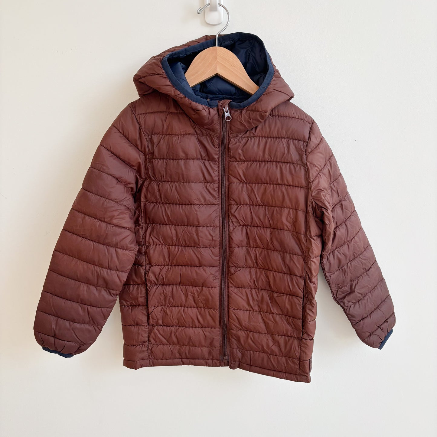 Brown Lightweight Puffer Coat (4-5Y)