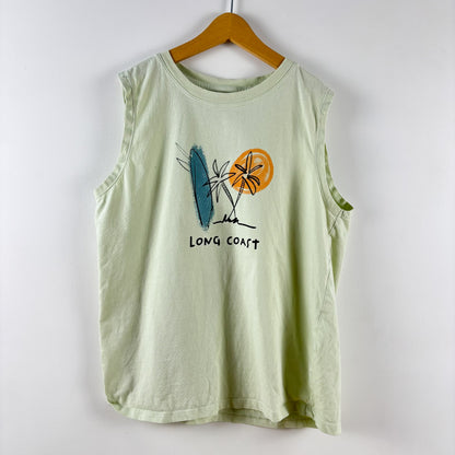 Light Green Graphic Tank (11-12Y)