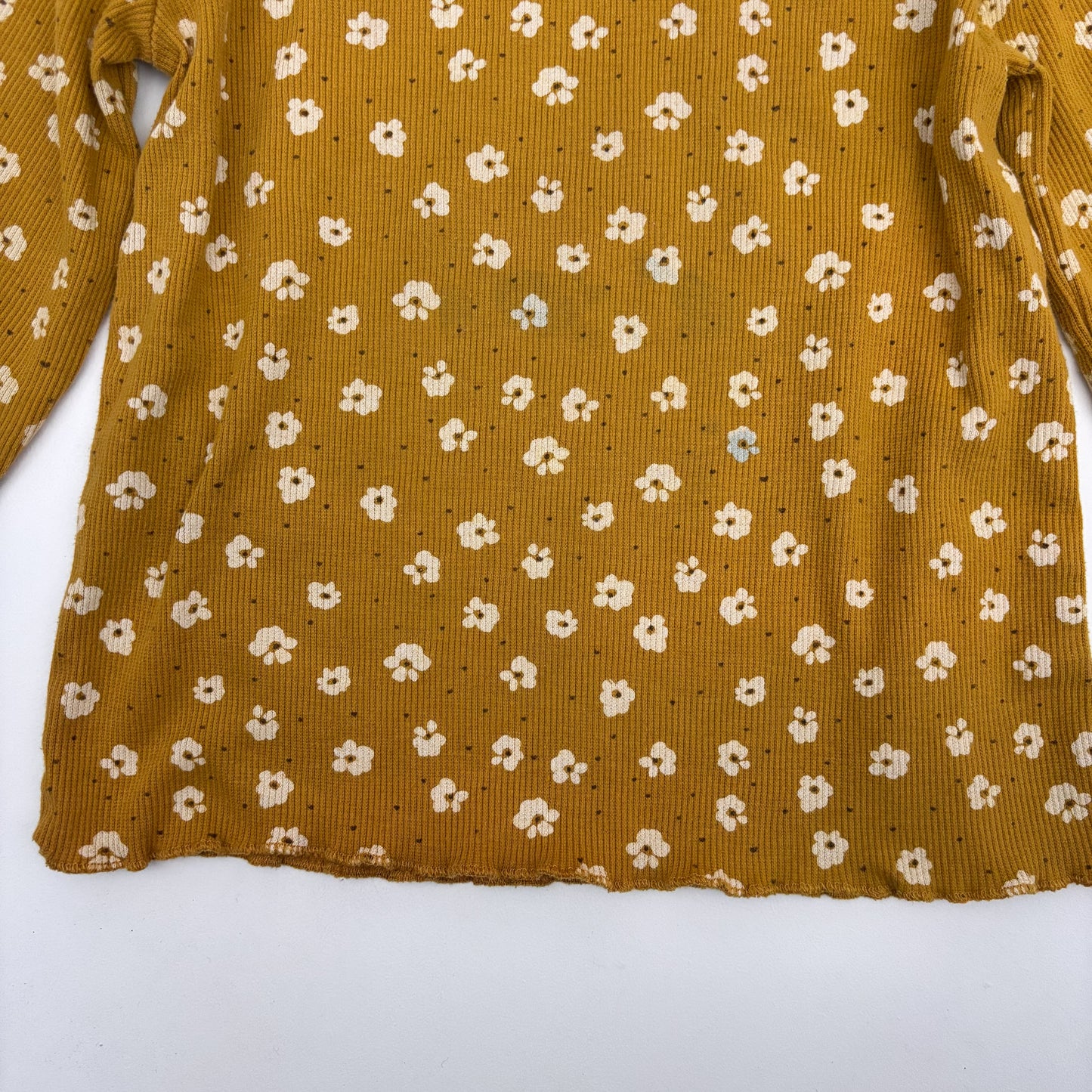 Floral Ribbed Shirt (4T)