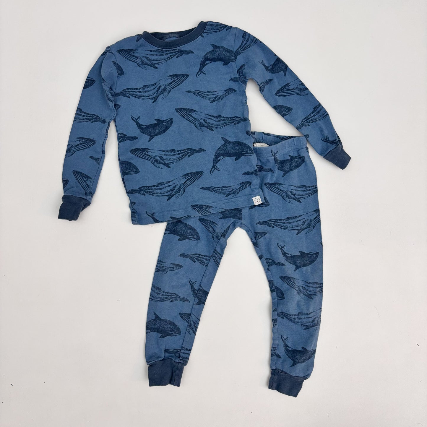 Organic Whale Pajamas (2T)