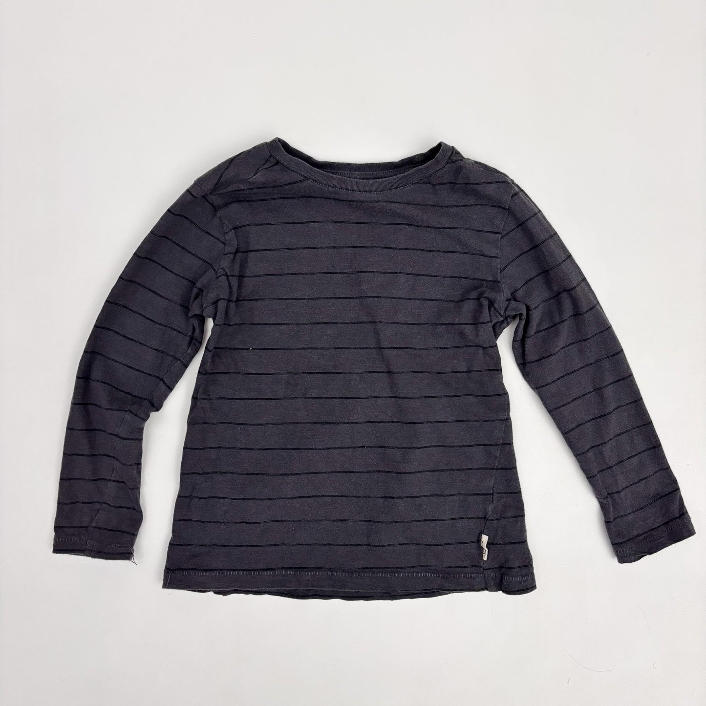 Dark Grey Striped Shirt (7Y)