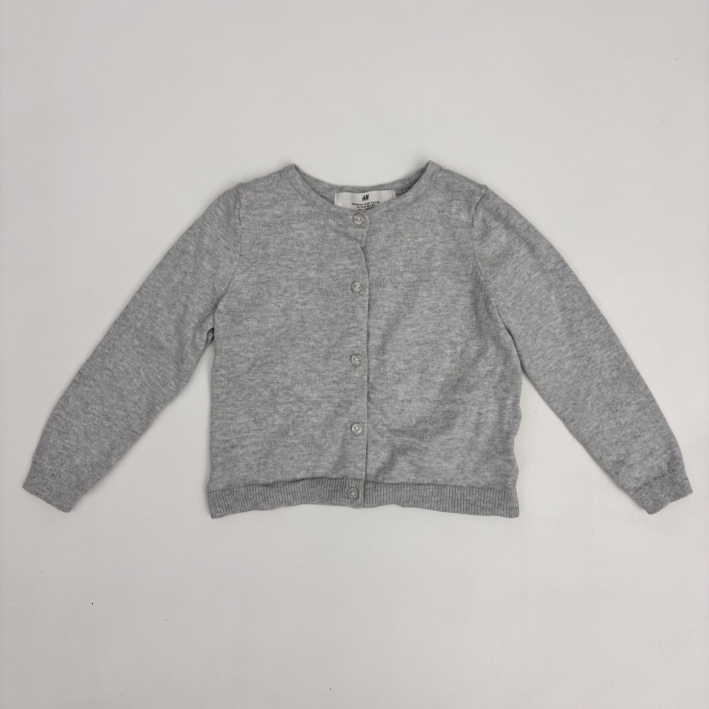 Thin Grey Cardigan (3/4T)