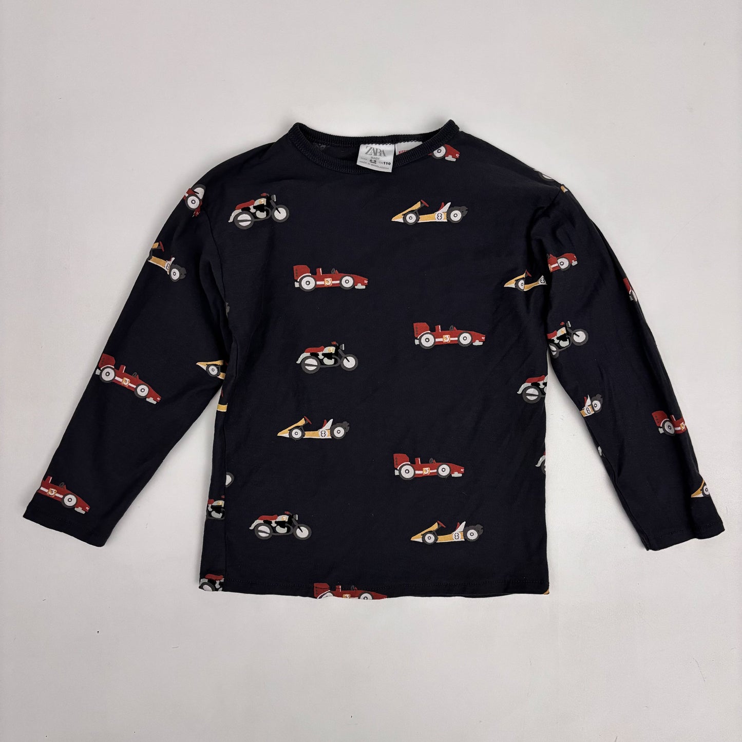 Grey Race Car Shirt (5T)