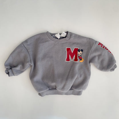 Grey Letter Sweatshirt (3-6M)