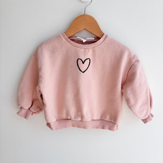 Heart Sweatshirt (12-18M)