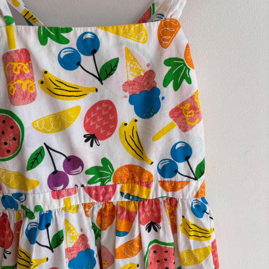 Fruit Print Dress  (5-6Y)