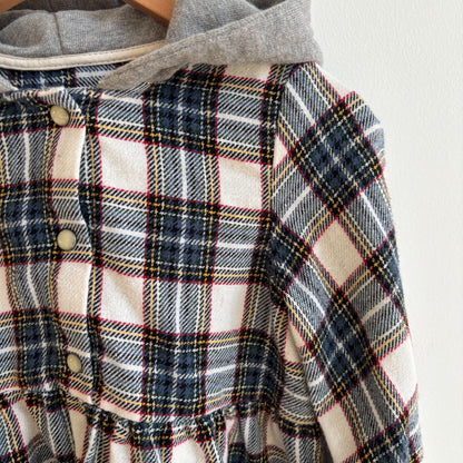 Plaid Dress w/ Hood (3-4Y)