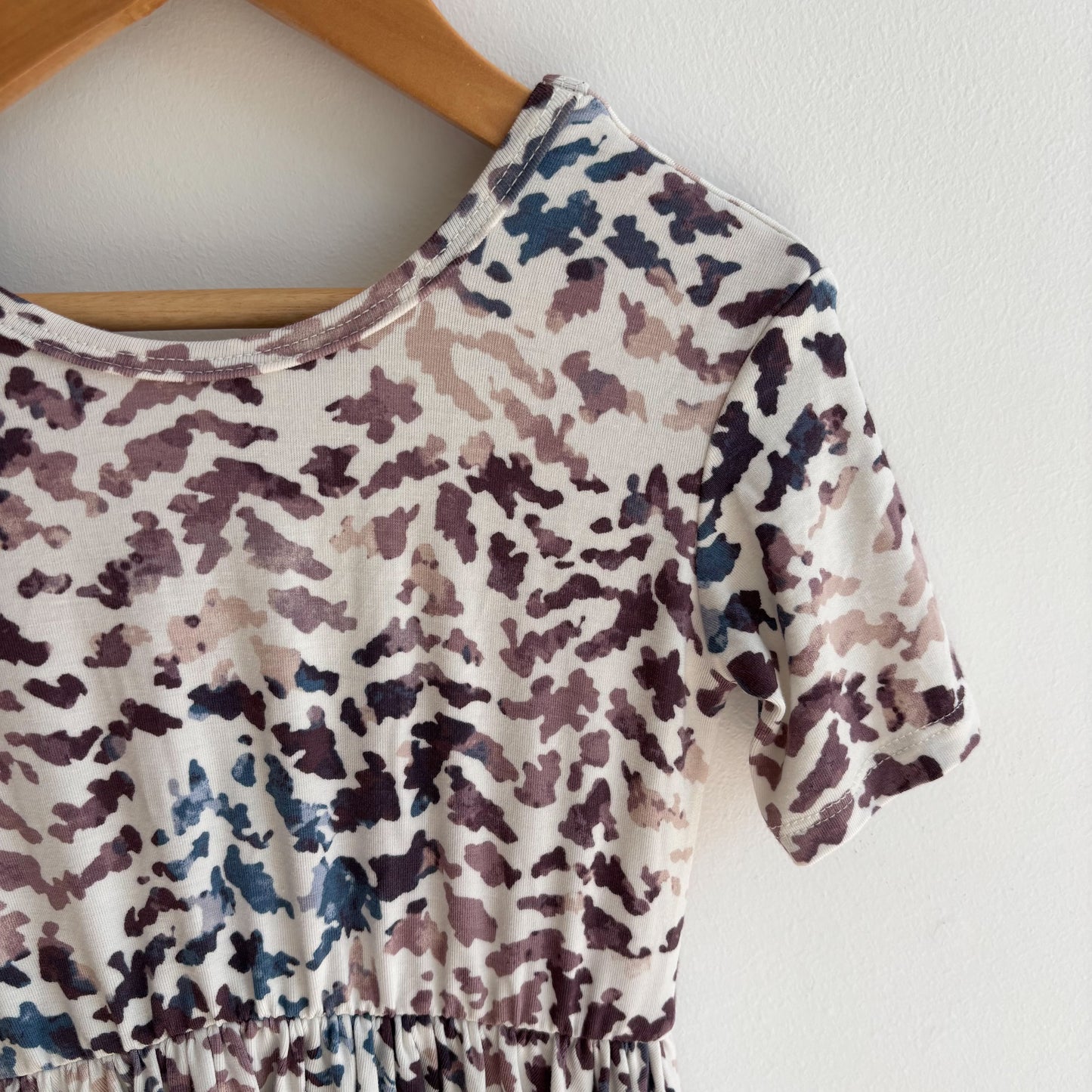 Rainbow Animal Print Dress  (3-4Y)