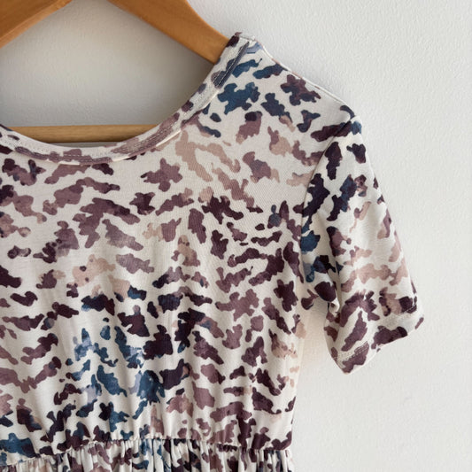 Rainbow Animal Print Dress  (3-4Y)