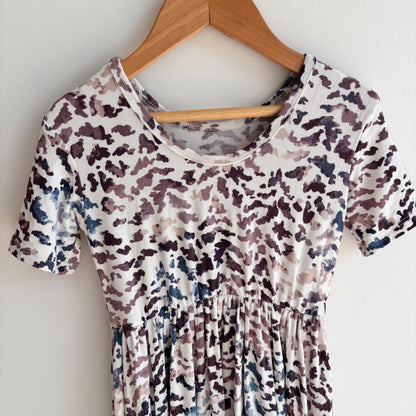 Rainbow Animal Print Dress  (3-4Y)
