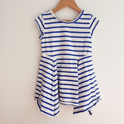 Blue & White Striped Tshirt  (4/5Y)