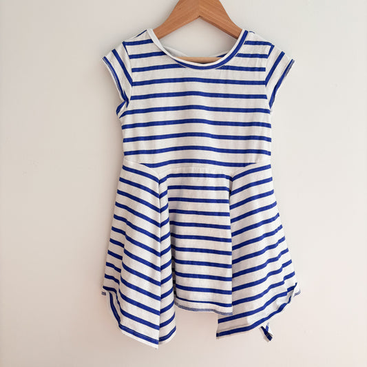 Blue & White Striped Tshirt  (4/5Y)