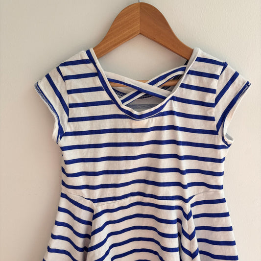 Blue & White Striped Tshirt  (4/5Y)
