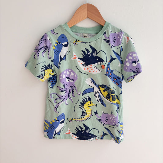 Ocean Print Tshirt  (4-6Y)