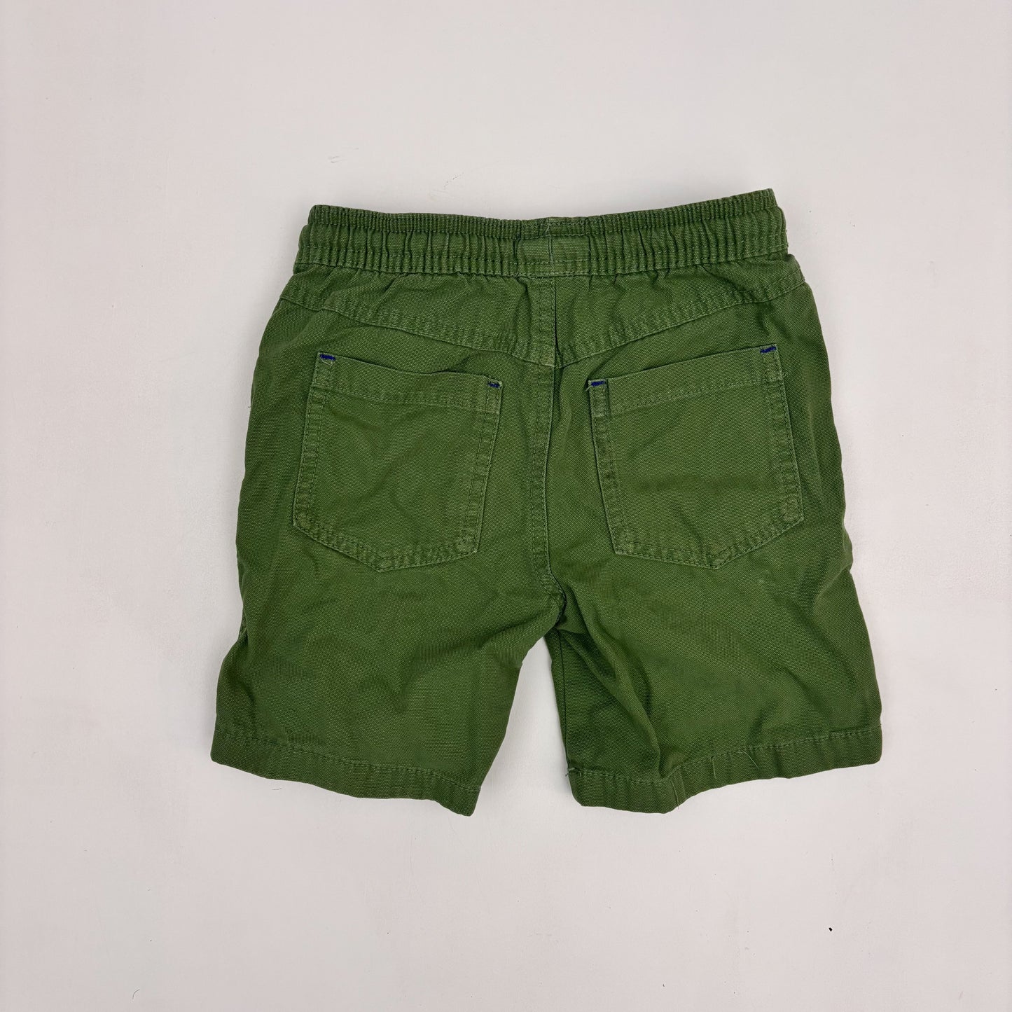 Green Canvas Shorts (5T)