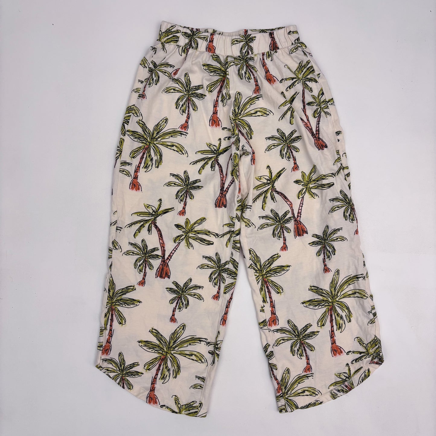 Palm Tree Cropped Pants (10Y)