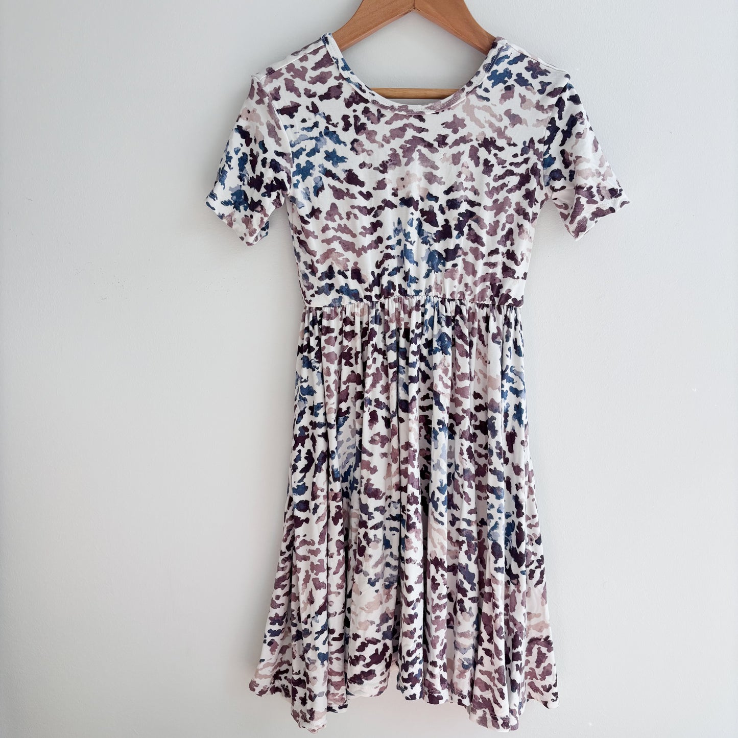 Rainbow Animal Print Dress  (3-4Y)
