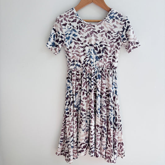 Rainbow Animal Print Dress  (3-4Y)
