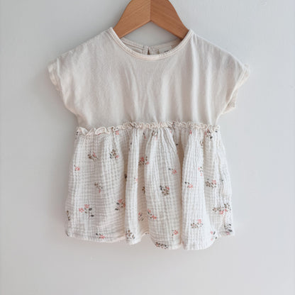 Cotton & Muslin Top (6-9M)