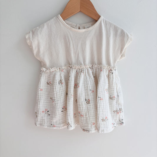Cotton & Muslin Top (6-9M)