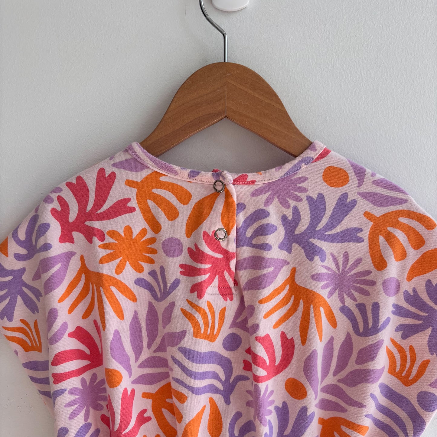 Abstract Floral Dress (7Y)