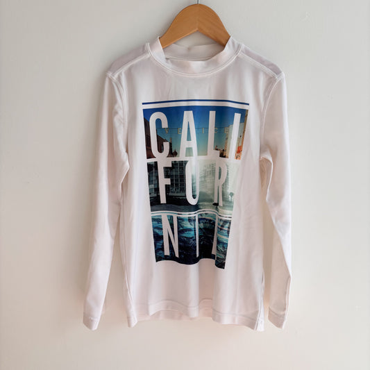White Swim Rash Guard (6-7Y)