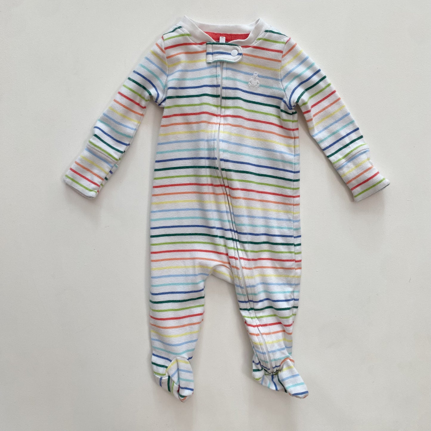 Rainbow Striped Sleeper (0-3M)