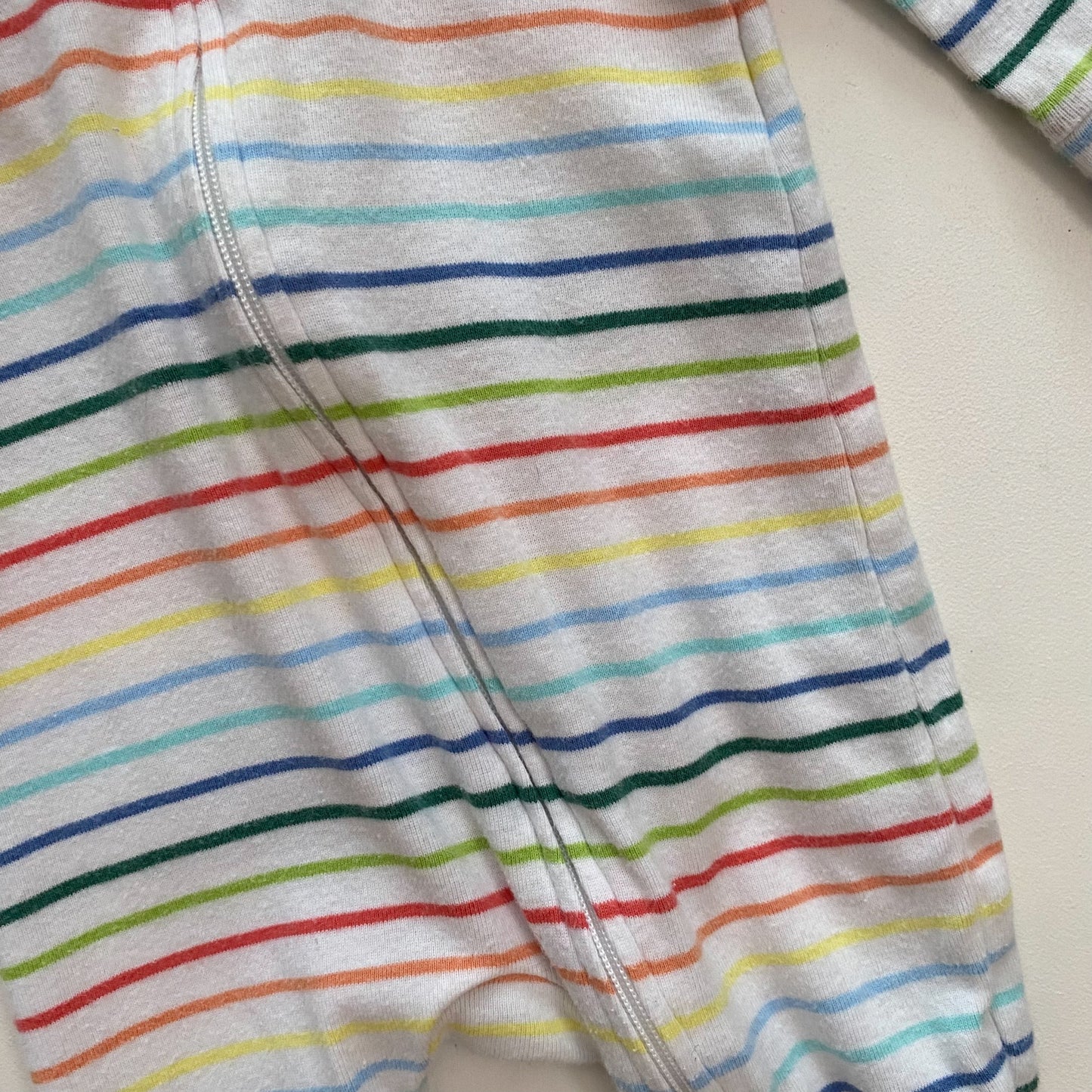 Rainbow Striped Sleeper (0-3M)