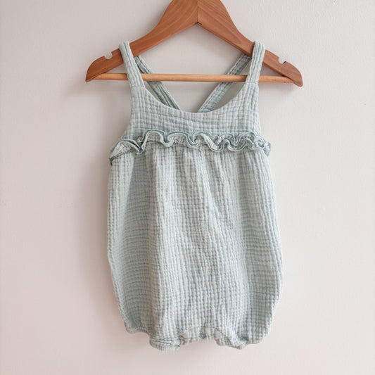 PLAY - Mint Muslin Romper (24M)