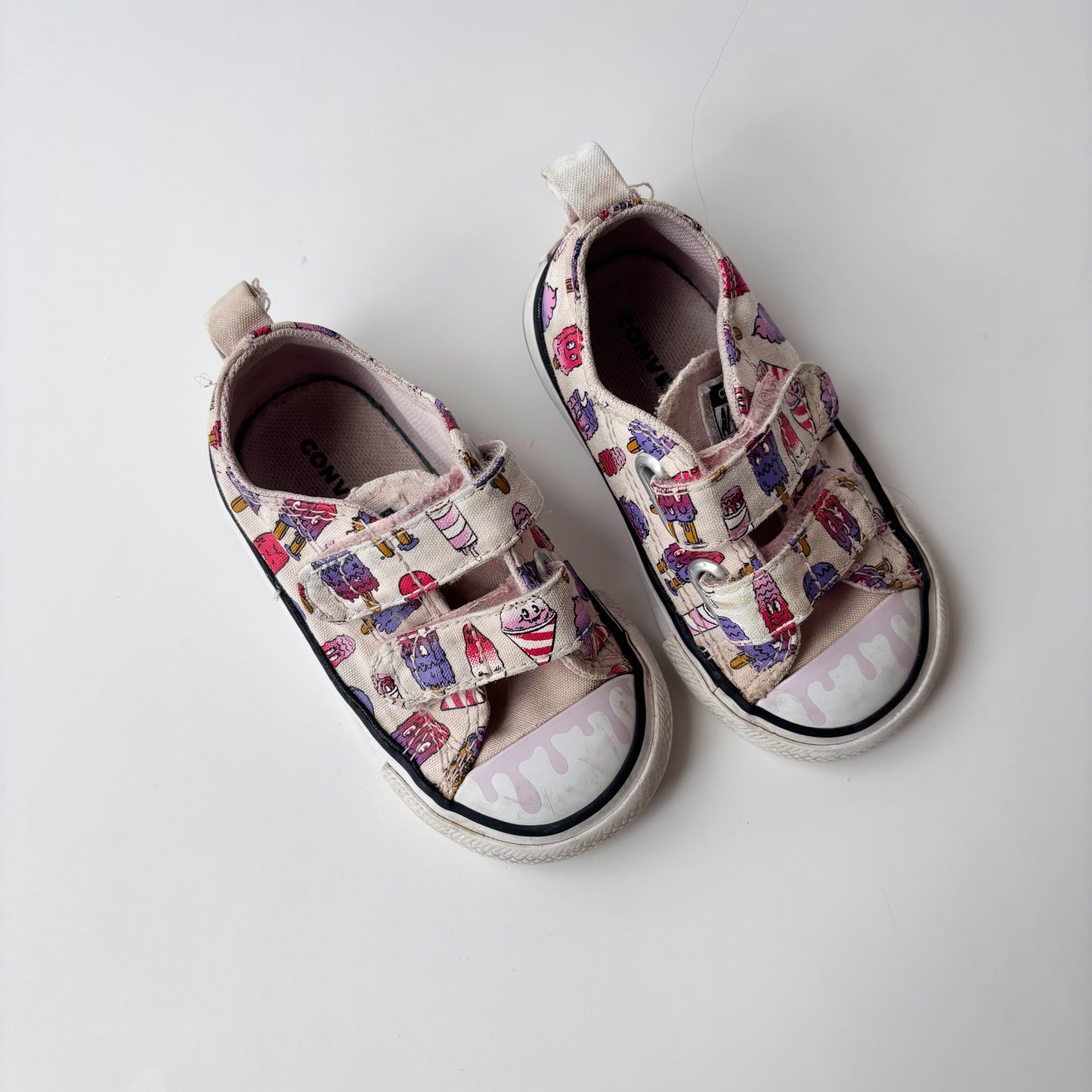 Popsicle Print Velcro Sneakers (5C)