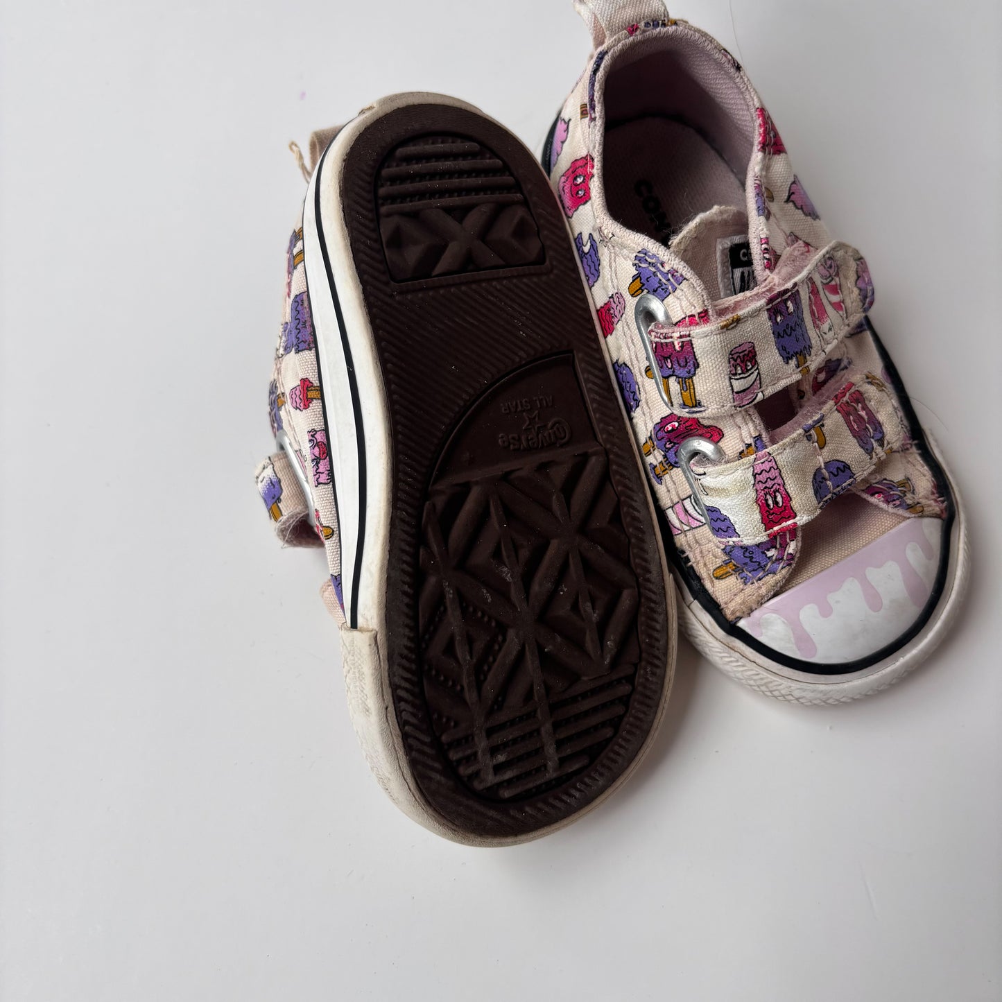Popsicle Print Velcro Sneakers (5C)