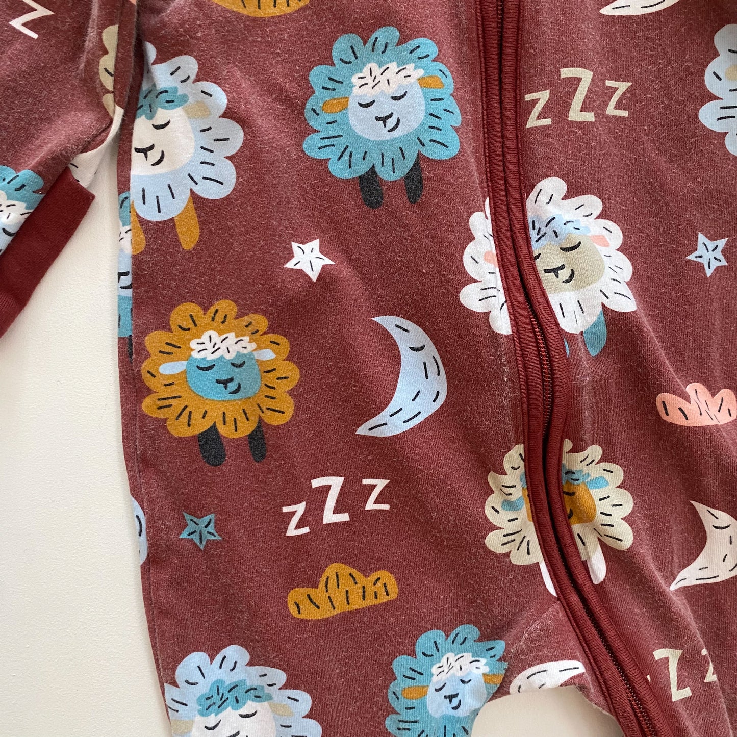 Sleeping Sheep Pajamas (0-3M)