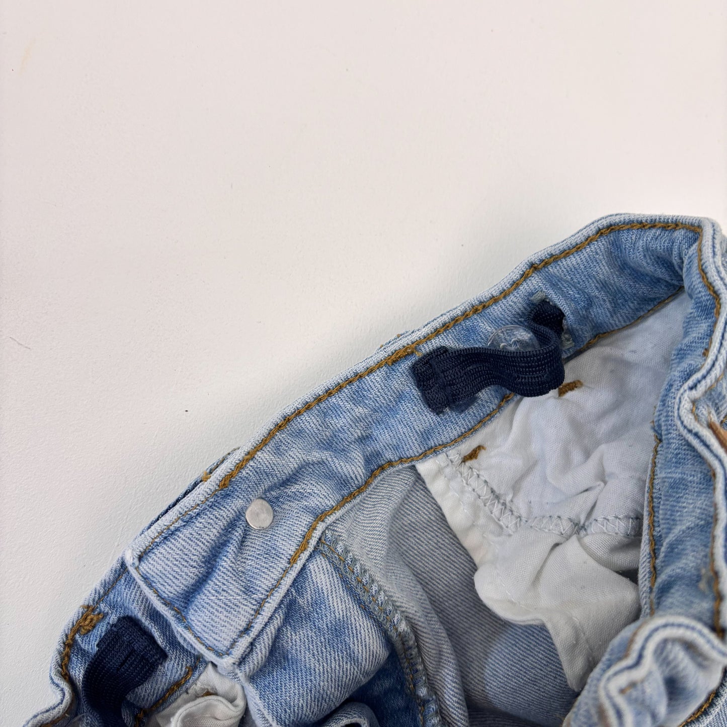 Denim Rolled Hem Shorts (10Y)