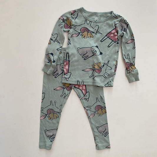 Unicorn Pajamas (2T)