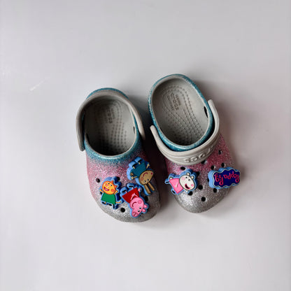 Glittery Crocs (6C)