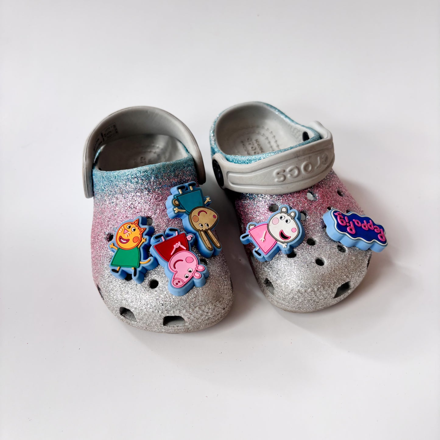 Glittery Crocs (6C)