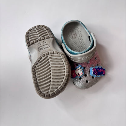 Glittery Crocs (6C)