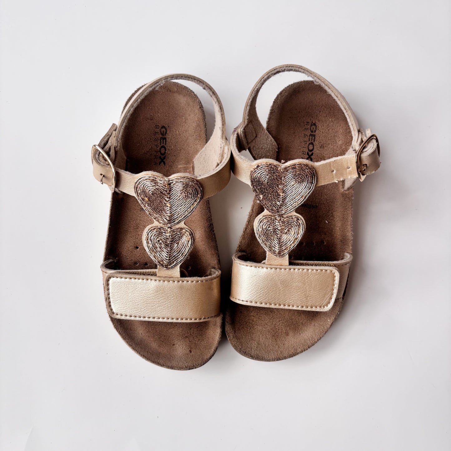Gold Heart Detail Sandals (EU27/10-10.5C)