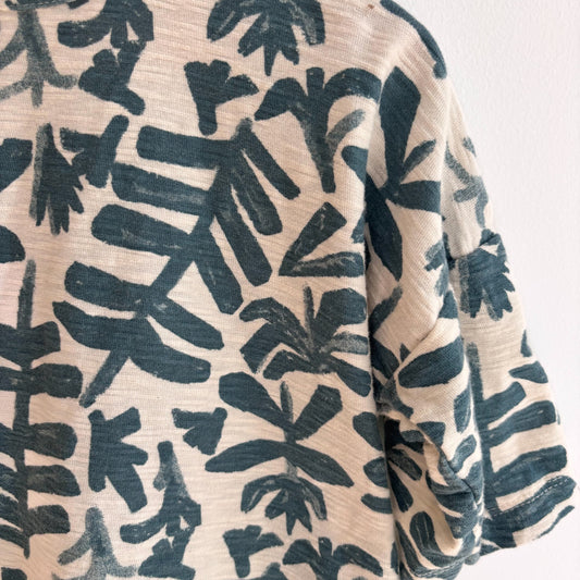 Abstract Leaf Tee (3-4Y)