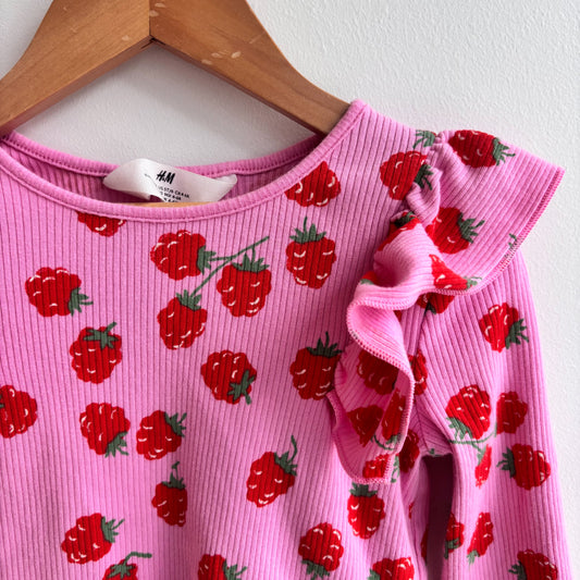 Raspberry Print Long Sleeve (4-6Y)
