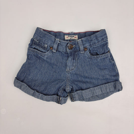 Pin Stripe Denim Shorts (6Y)